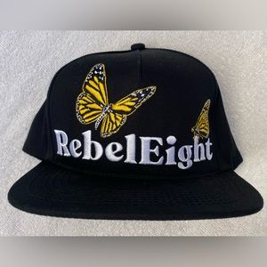 REBEL8 adjustable SnapBack hat skate cap Rebel Eight, New without tags